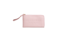 BURBERRY POUCH WALLET PALE ASH ROSE BLUSH