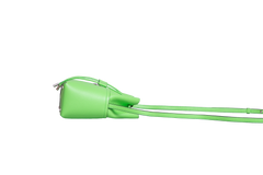 FERRAGAMO GANCINI MINI BUCKET BAG LEATHER LIME