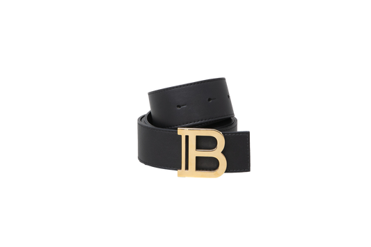 BALMAIN CINTO B LOGO BLACK