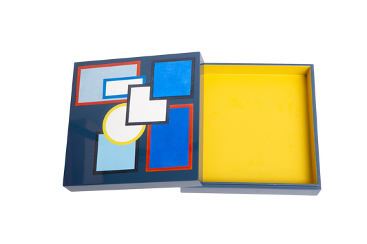 HERMÈS FENÊTRE SUR CIEL PAR GIANPAOLO PAGNI BOÎTE GRAND BLEU BIARRITZ