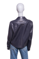 COURRÈGES RE-EDITION VINYL JACKET CHOCOLATE
