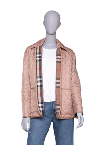 BURBERRY JACKET BRIT QUILTED HOUSE CHECK