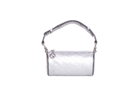 GUCCI BLONDIE MINI LEATHER METALLIC SILVER