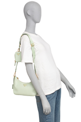 PRADA RE-EDITION 2005 SAFFIANO SAGE GREEN