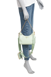 PRADA RE-EDITION 2005 SAFFIANO SAGE GREEN
