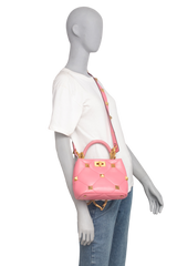 VALENTINO ROMAN STUD SMALL TOP HANDLE PINK