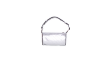 GUCCI BLONDIE MINI LEATHER METALLIC SILVER