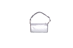 GUCCI BLONDIE MINI LEATHER METALLIC SILVER
