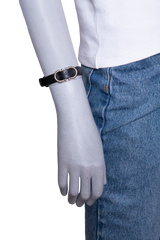 SALVATORE FERRAGAMO BRACELET GANCINI BLACK