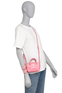 PRADA 2WAY MINI BAG SAFFIANO LUX GERANIO