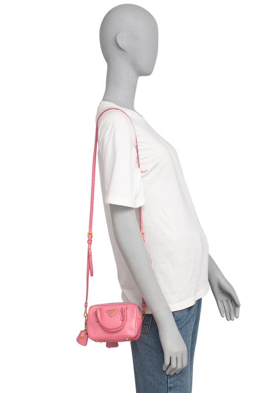 PRADA 2WAY MINI BAG SAFFIANO LUX GERANIO