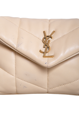 YSL LOULOU PUFFER TOY NAPPA BUTTER