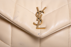 YSL LOULOU PUFFER TOY NAPPA BUTTER