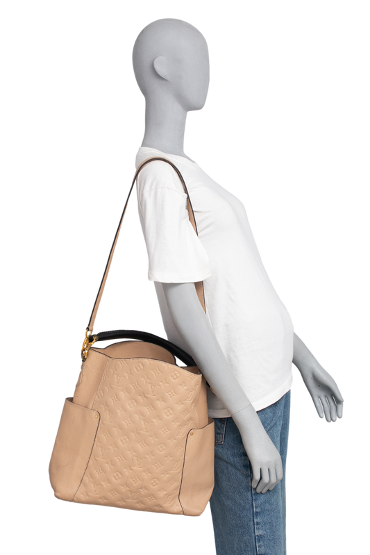 LV BAGATELLE HOBO EMPREINTE BEIGE