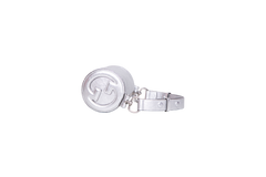 GUCCI BLONDIE MINI LEATHER METALLIC SILVER
