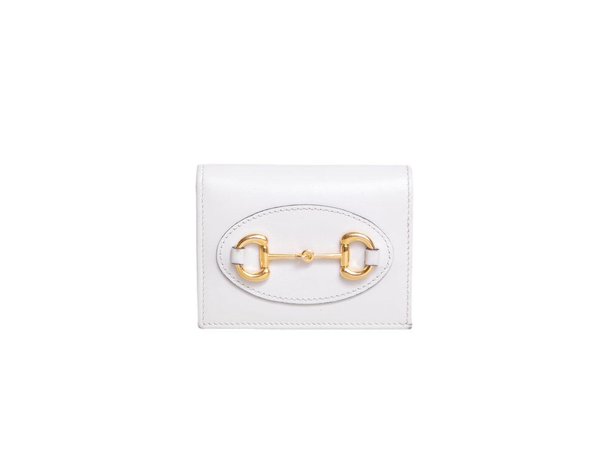 GUCCI WALLET HORSEBIT COMPACT CREAM