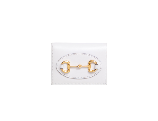 GUCCI WALLET HORSEBIT COMPACT CREAM