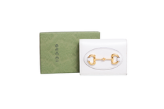 GUCCI WALLET HORSEBIT COMPACT CREAM