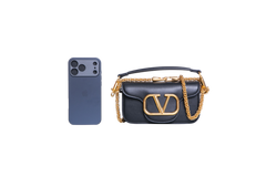 VALENTINO LOCÒ SMALL LEATHER BLACK
