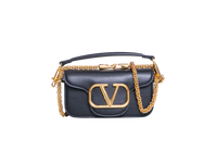 VALENTINO LOCÒ SMALL LEATHER BLACK