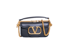 VALENTINO LOCÒ SMALL LEATHER BLACK