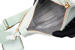 PRADA RE-EDITION 2005 SAFFIANO SAGE GREEN