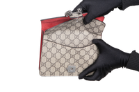 GUCCI DIONYSUS MINI GG SUPREME AND RED