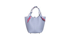 HERMÈS PICOTIN LOCK 18 TAURILLON CLEMENCE GRIS PATIN/GOLD HDWR C/TWILLY