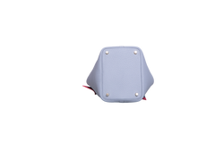 HERMÈS PICOTIN LOCK 18 TAURILLON CLEMENCE GRIS PATIN/GOLD HDWR C/TWILLY