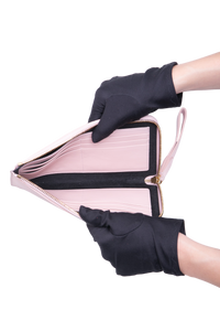 BURBERRY POUCH WALLET PALE ASH ROSE BLUSH