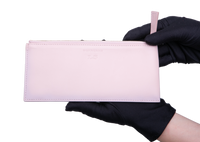 BURBERRY POUCH WALLET PALE ASH ROSE BLUSH
