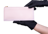 BURBERRY POUCH WALLET PALE ASH ROSE BLUSH