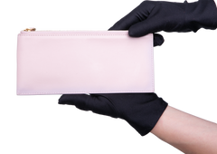BURBERRY POUCH WALLET PALE ASH ROSE BLUSH