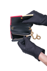 GUCCI ZUMI WALLET ON CHAIN PYTHON BICOLOR