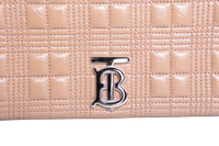 BURBERRY LOLA SMALL SHOULDER BAG QUILTED NUDE
