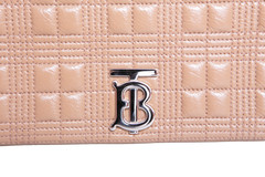 BURBERRY LOLA SMALL SHOULDER BAG QUILTED NUDE