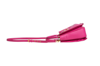 MIU MIU MADRAS LOCK LEATHER PEONIA
