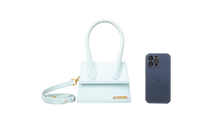 JACQUEMUS LE CHIQUITO MOYEN TOTE BAG PALE BLUE