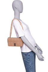 BURBERRY LOLA SMALL SHOULDER BAG QUILTED NUDE