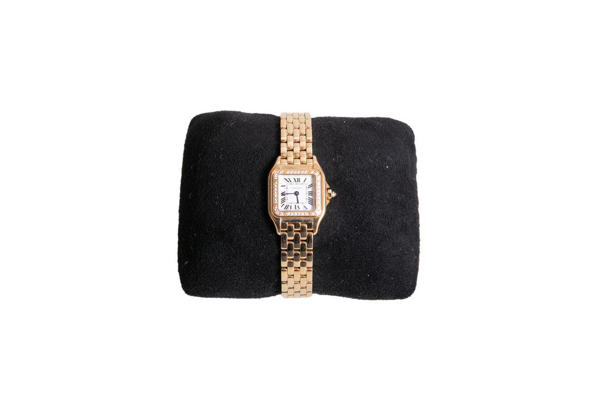 CARTIER PANTHÈRE DE CARTIER MP SMALL QUARTZ GOLD/DIAMONDS
