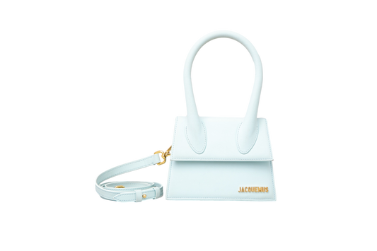 JACQUEMUS LE CHIQUITO MOYEN TOTE BAG PALE BLUE