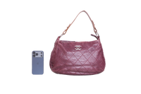 CHANEL ON THE ROAD HOBO CAVIAR BURGUNDY