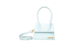 JACQUEMUS LE CHIQUITO MOYEN TOTE BAG PALE BLUE