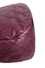 CHANEL ON THE ROAD HOBO CAVIAR BURGUNDY