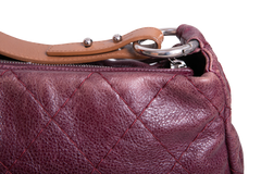 CHANEL ON THE ROAD HOBO CAVIAR BURGUNDY