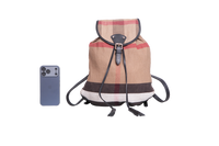 BURBERRY BACKPACK CHILTERN HOUSE CHECK BLACK