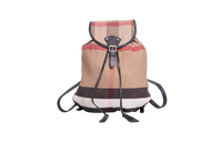 BURBERRY BACKPACK CHILTERN HOUSE CHECK BLACK