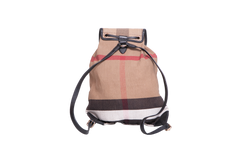 BURBERRY BACKPACK CHILTERN HOUSE CHECK BLACK