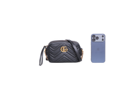 GUCCI GG MARMONT CAMERA BAG MINI BLACK