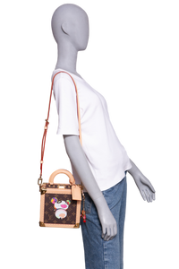 LOUIS VUITTON X TAKASHI MURAKAMI MINI SQUARE TRUNK